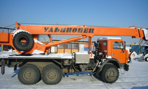 Аренда автокрана (автомобильного крана) Ульяновец МКТ-20