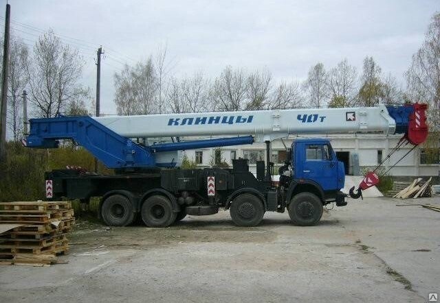 Аренда автокрана Клинцы КС-65719-1К 40 тонн