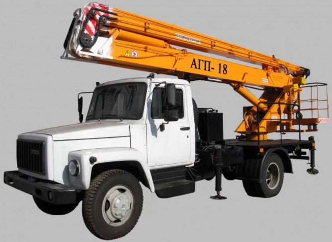 Аренда автовышки (автогидроподъемника) АГП-18.04 на шасси ГАЗ-3309