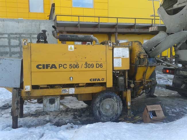 Аренда стационарного бетононасоса Cifa PC 506