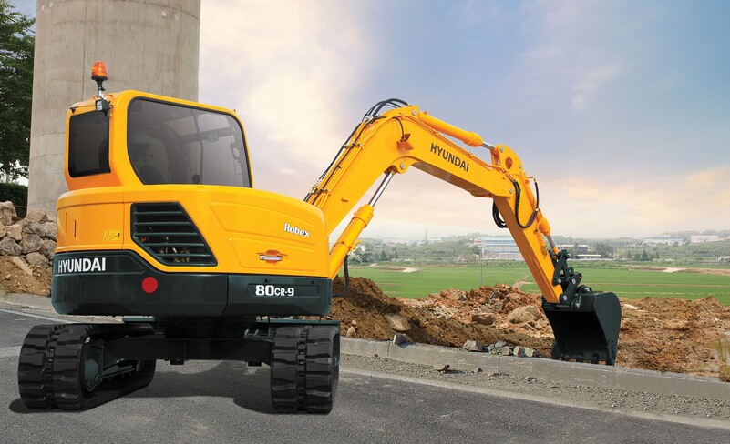 Аренда гусеничного экскаватора Hyundai R 80CR-9