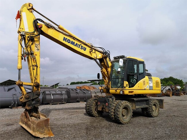 Аренда колесного экскаватора Komatsu PW180-7