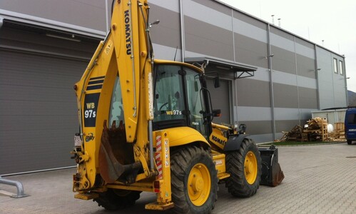 Аренда экскаватора-погрузчика Komatsu WB97S