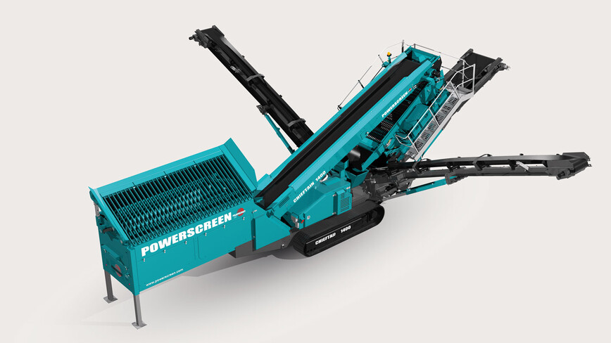Аренда грохота Powerscreen Chieftain 1400(Track)