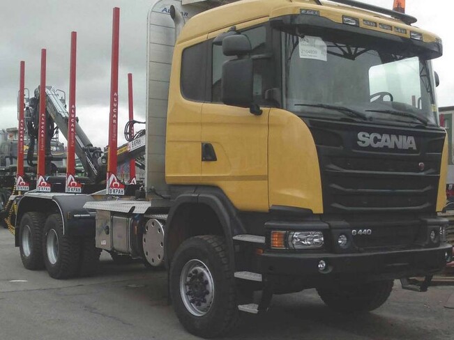 Аренда лесовоза Scania G440 6x6