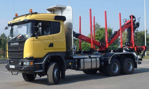 Лесовоз Scania G480 6x6