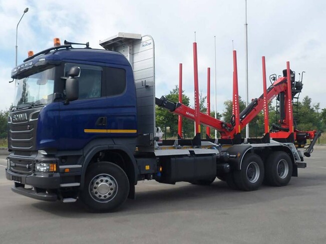 Аренда лесовоза Scania R500 6x4