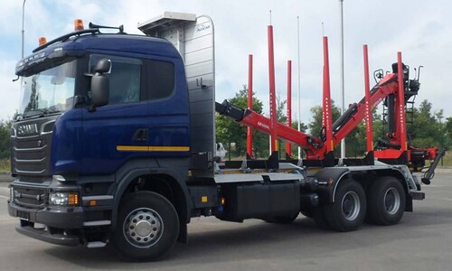 Лесовоз Scania R500 6x4