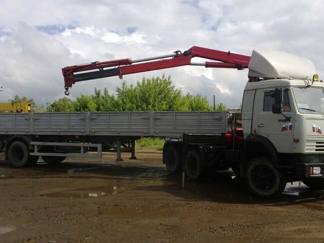 Аренда манипулятора КМУ Fassi на шасси КамАЗ