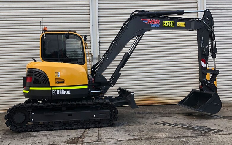 Аренда мини-экскаватора Volvo ECR 88Plus