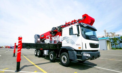 Аренда автовышки (автогидроподъемника) Horyong SKY 600