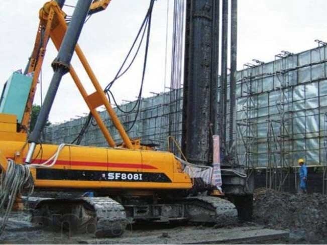 Аренда сваебойной установки SANY SF808 I