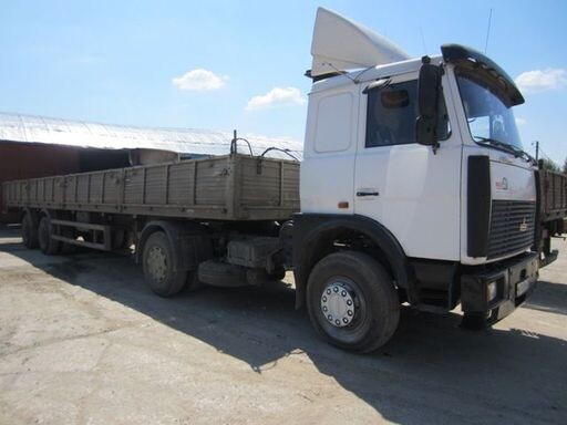Аренда тягача 18 тонн с открытым полуприцепом 11.5м